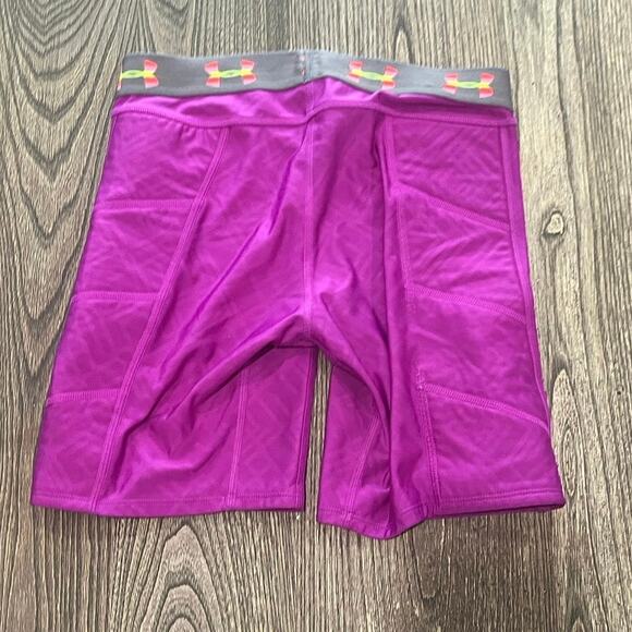 Under Armour Heatgear Padded Sliding Softball Compression Shorts Purple Size S - Picture 4 of 4